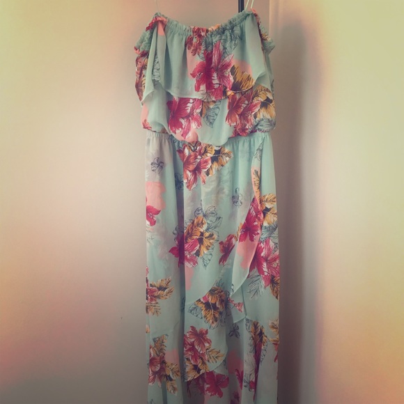 Express Dresses & Skirts - Express High Low floral dress Express Dresses & Skirts - Express High Low floral dress